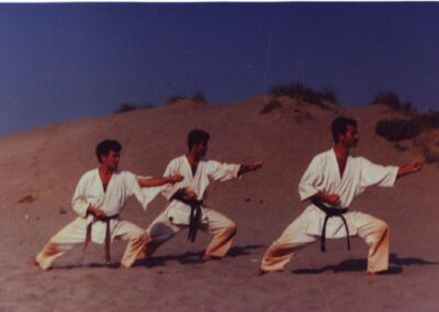 Serignan (Francia) luglio 1988: Massimo, Francesco e Sirio